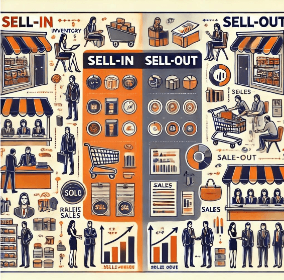 diferenças entre Sell-in e sell-out