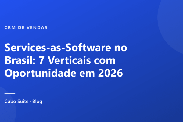 Services-as-Software no Brasil: 7 Verticais com Oportunidade em 2026